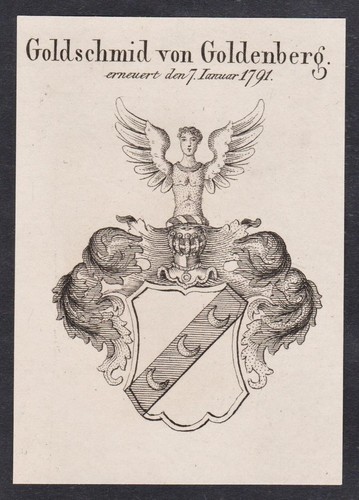 Goldschmid goldenberg wappen - goldschmid,